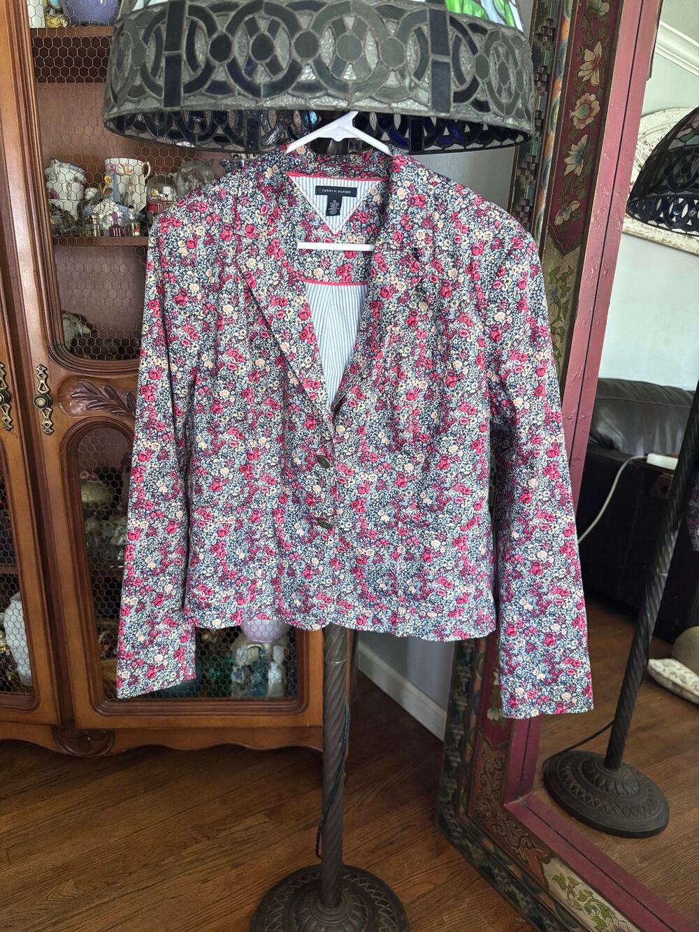 Pre-loved Tommy Hilfiger Floral Lightweight Casual Blazer XL
